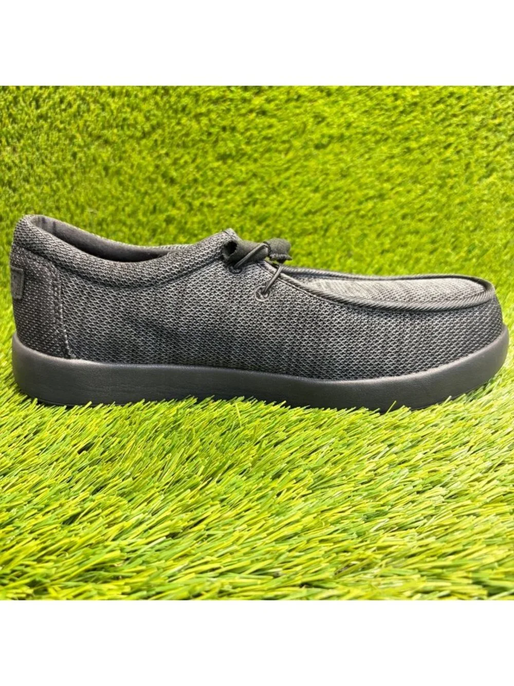 Volcom Chill Mens Size 9.5W Black Composite Toe Safety Working Slip-On Shoes